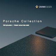 Экспликация полов для автосалона Porsche collection Zahna Fliesen 