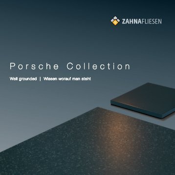 Экспликация полов для автосалона Porsche collection Zahna Fliesen 