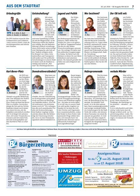 28.07.2018 Lindauer Bürgerzeitung