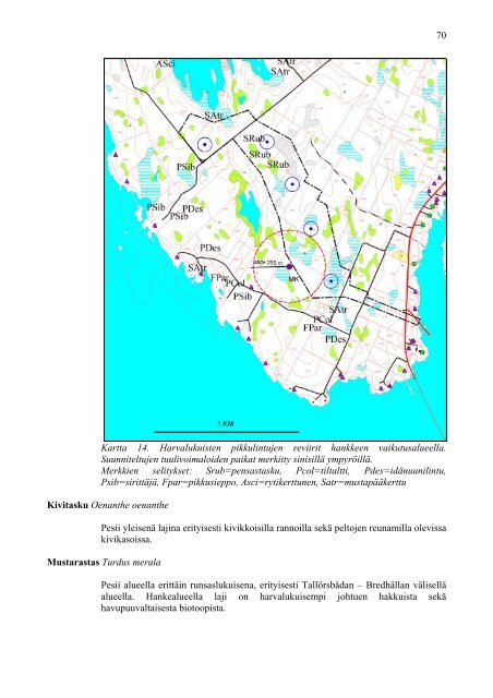 BERGÖN TUULIVOIMAHANKKEEN LINNUSTOSELVITYS - Fortum