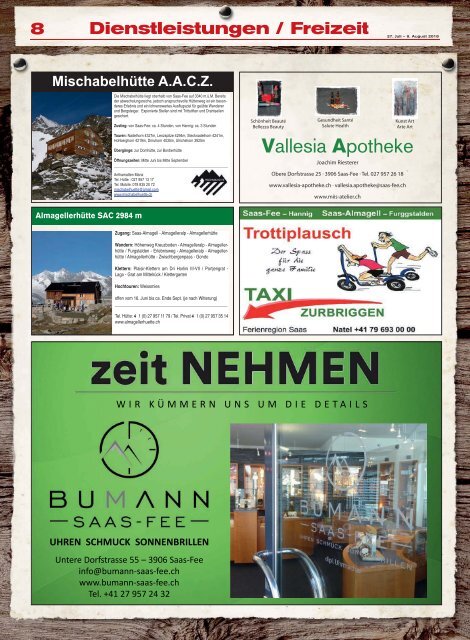 Allalin News Nr. 11/2018