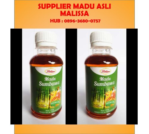 MURNI, TELP : 0896-3680-0757, Supplier Madu Asli Harga Murah Malissa