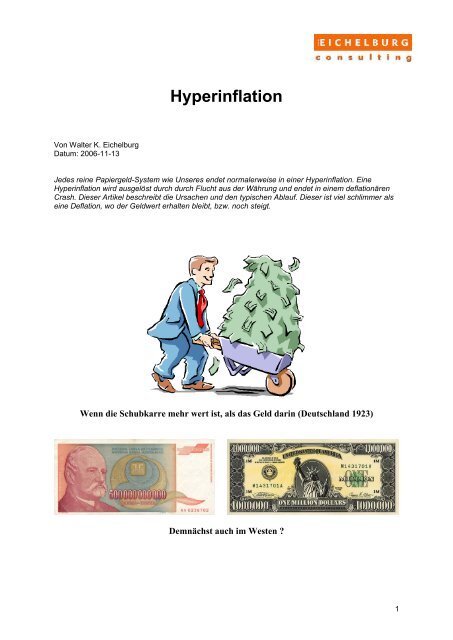 Hyperinflation - Zeitdiagnose.de