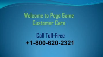 Pogo gemes Customer care