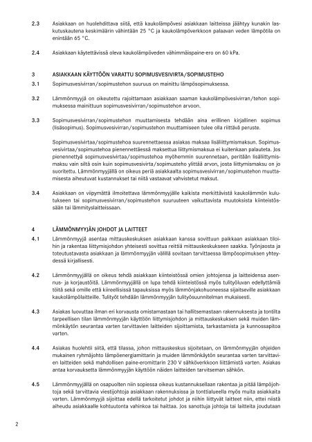 Kaukolämmön yleiset sopimusehdot 1.1.2013 alkaen (pdf ... - Fortum