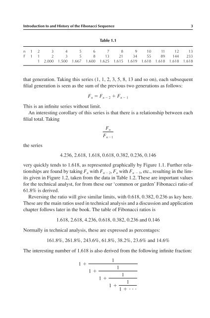 Fibonacci and Gann Applications in Financial Markets