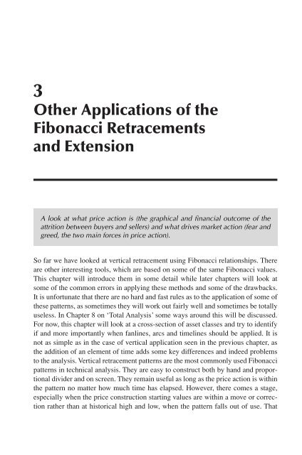 Fibonacci and Gann Applications in Financial Markets