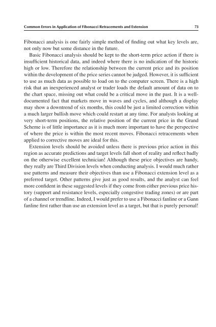 Fibonacci and Gann Applications in Financial Markets