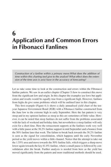 Fibonacci and Gann Applications in Financial Markets