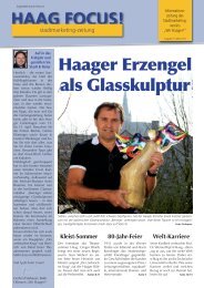 Haager Erzengel als Glasskulptur - WIR HAAGER!