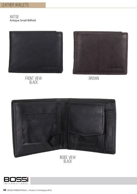 LEATHER WALLETS