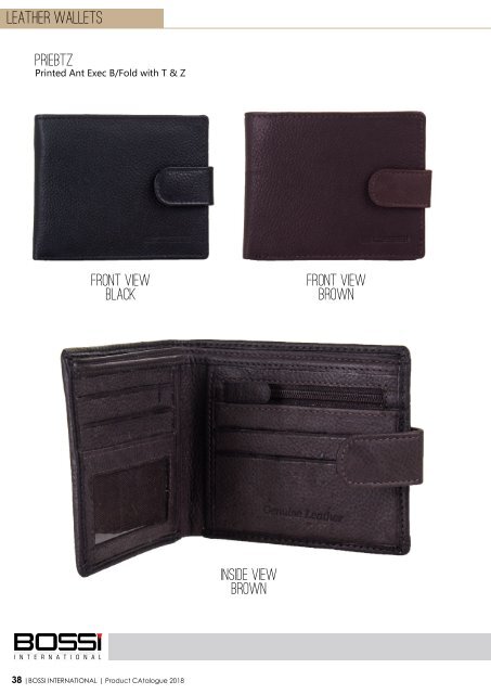 LEATHER WALLETS