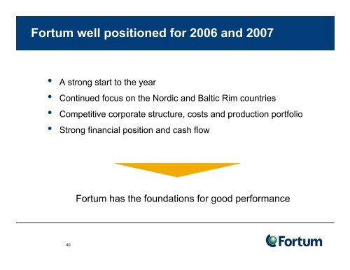 Nordic power market  - Fortum