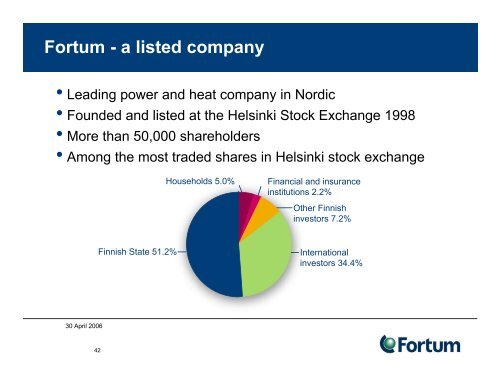 Nordic power market  - Fortum