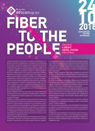 10th InfoComCY 2018 - Fiber to the people: Creating a bright digital future for Cyprus