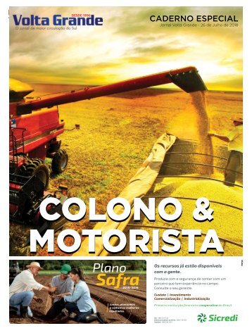 Jornal Volta Grande - Caderno Colono e Motorista