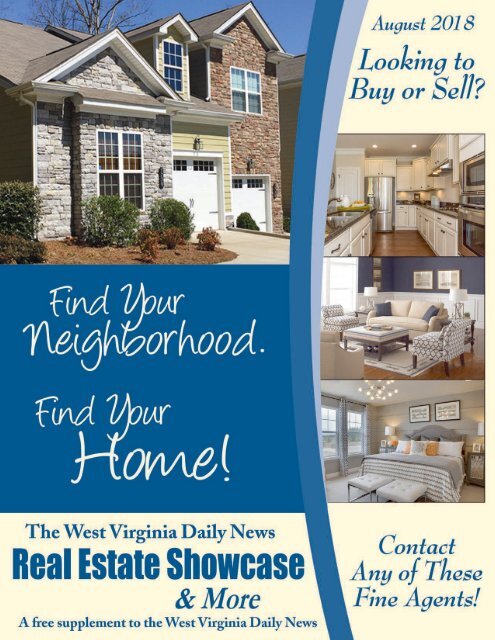 The WV Daily News Real Estate Showcase & More - August 2018