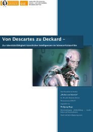 Von Descartes zu Deckard – - Wolfgang Ruge