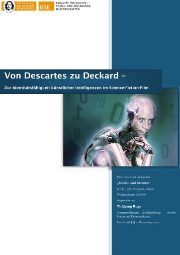 Von Descartes zu Deckard – - Wolfgang Ruge