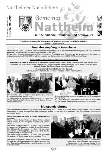 Kirchliche Nachrichten - Nattheim