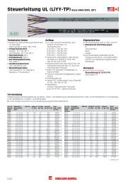 Steuerleitung UL (LiYY-TP)Style 2464/300V, 80°C - HELUKABEL