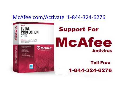 Mcafee Retail Card | 1-844-324-6276 | Mcafee Activate  