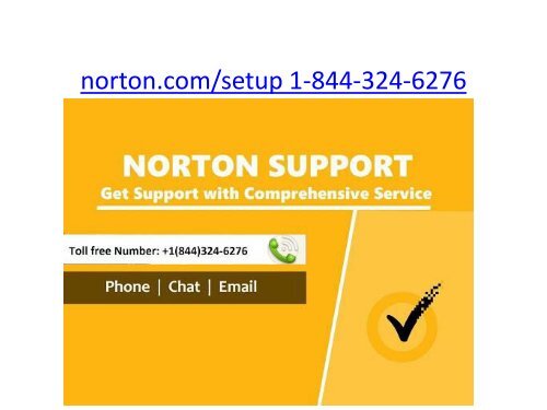 Norton.com/NU16 | 1 844-324-6276 | Norton Support