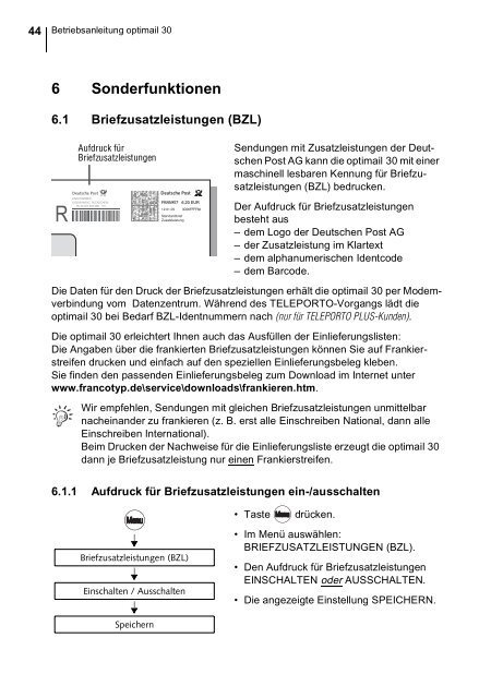 optimail 30 - Francotyp Postalia