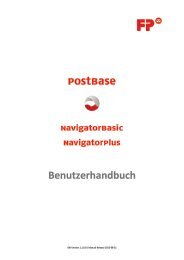 Bedienungsanleitung Navigator - Francotyp Postalia