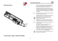 Betriebsanleitung JetMail / JetMail CONCORDE - Francotyp Postalia