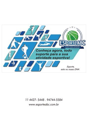 CATÁLOGO ESPORTE ABC 2018