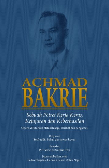 Achmad Bakrie - Bakrie & Brothers