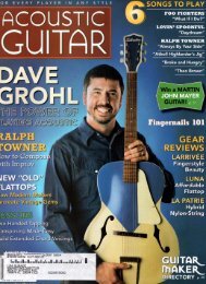 Luna Guitars featured in Acoustic Guitar Magazine