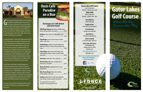 Gator Lakes Golf Course Hurlburt Field 1st Special Operations