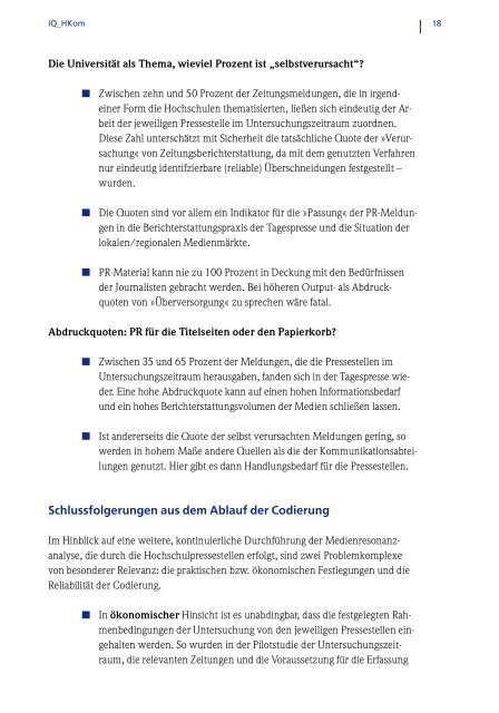 Publikationen zur Hochschul-PR - Bundesverband ...