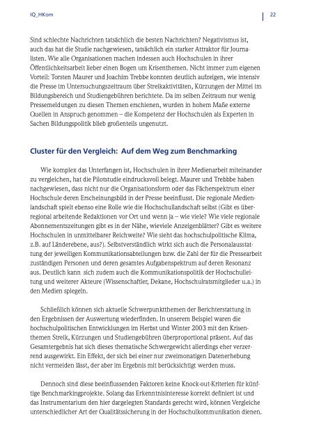 Publikationen zur Hochschul-PR - Bundesverband ...