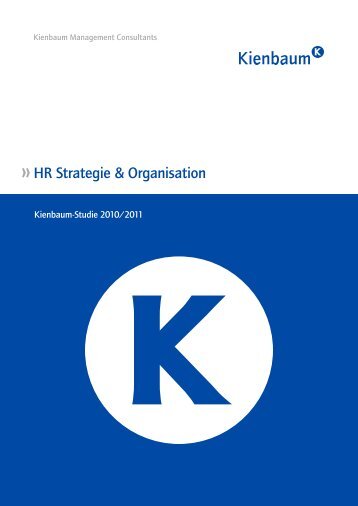 HR Strategie & Organisation 2010/2011 - Kienbaum