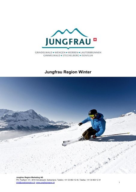 Jungfrau Region Winter - Grindelwald