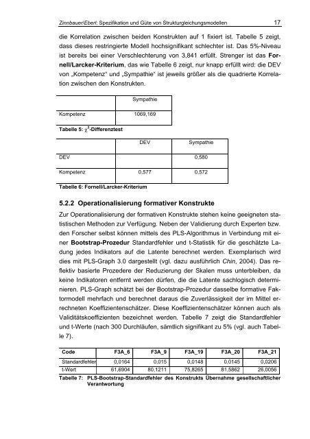 die überprüfung von spezifikation und güte von - Ludwig ...