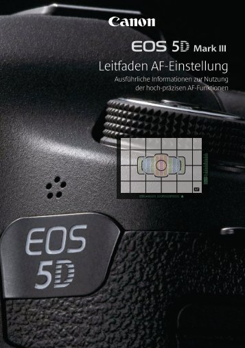 EOS 5D Mark III Leitfaden AF-Einstellung