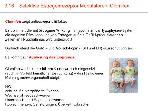 Endokrinpharmakologie I - Institut für Pharmakologie und Toxikologie