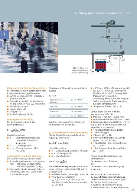 GEAFOL-Gießharztransformatoren: Planungshinweise - Siemens