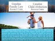Family Law Lawyers in Ontario
