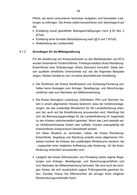 Finanzierung von Kindertageseinrichtungen - Landesrechnungshof ...