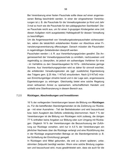 Finanzierung von Kindertageseinrichtungen - Landesrechnungshof ...