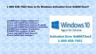 1-800-658-7602 How to fix Windows Activation Error 0x80072ee2