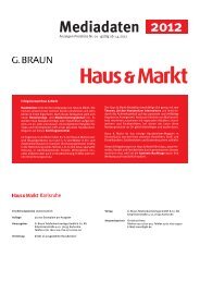 Mediadaten 2012 - Haus und Markt