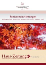 Haus-Zeitung•Ausgabe 11 | 11 - Anderson Holding Aktiengesellschaft