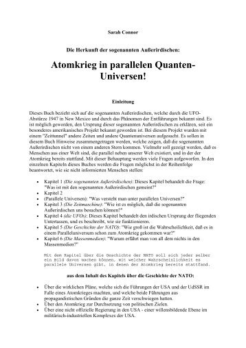 Atomkrieg in parallelen QuantenUniversen! 