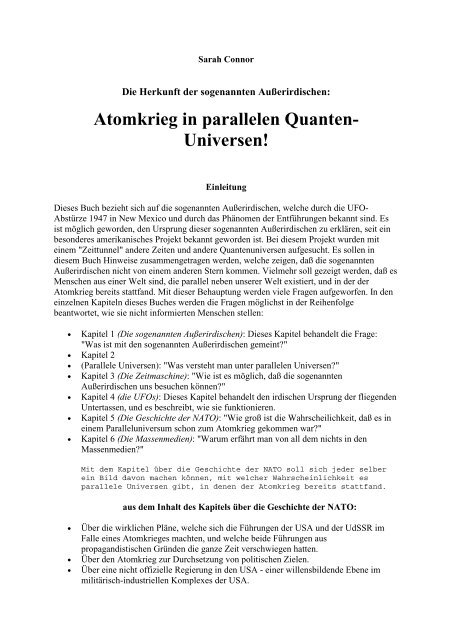 Atomkrieg in parallelen QuantenUniversen! 